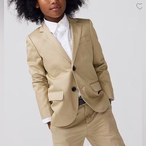 Boys J. Crew Tan Blazer Size 12